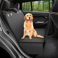 Dog Car Seat Hammock, Mesh Safety Cover with Zipper & Pocket for Travel