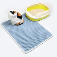 EVA Double Cat Litter Mat, Pet Supplies