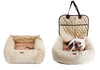 2-in-1 Pet Dog Carrier & Car Seat Pad, Thickened Multi-purpose Dog Bed