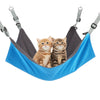 Small Cat & Dog Hanging Hammock, Plush & Waterproof Nylon, All-Season Pet Bed